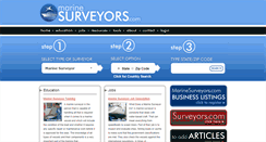 Desktop Screenshot of marinesurveyors.com